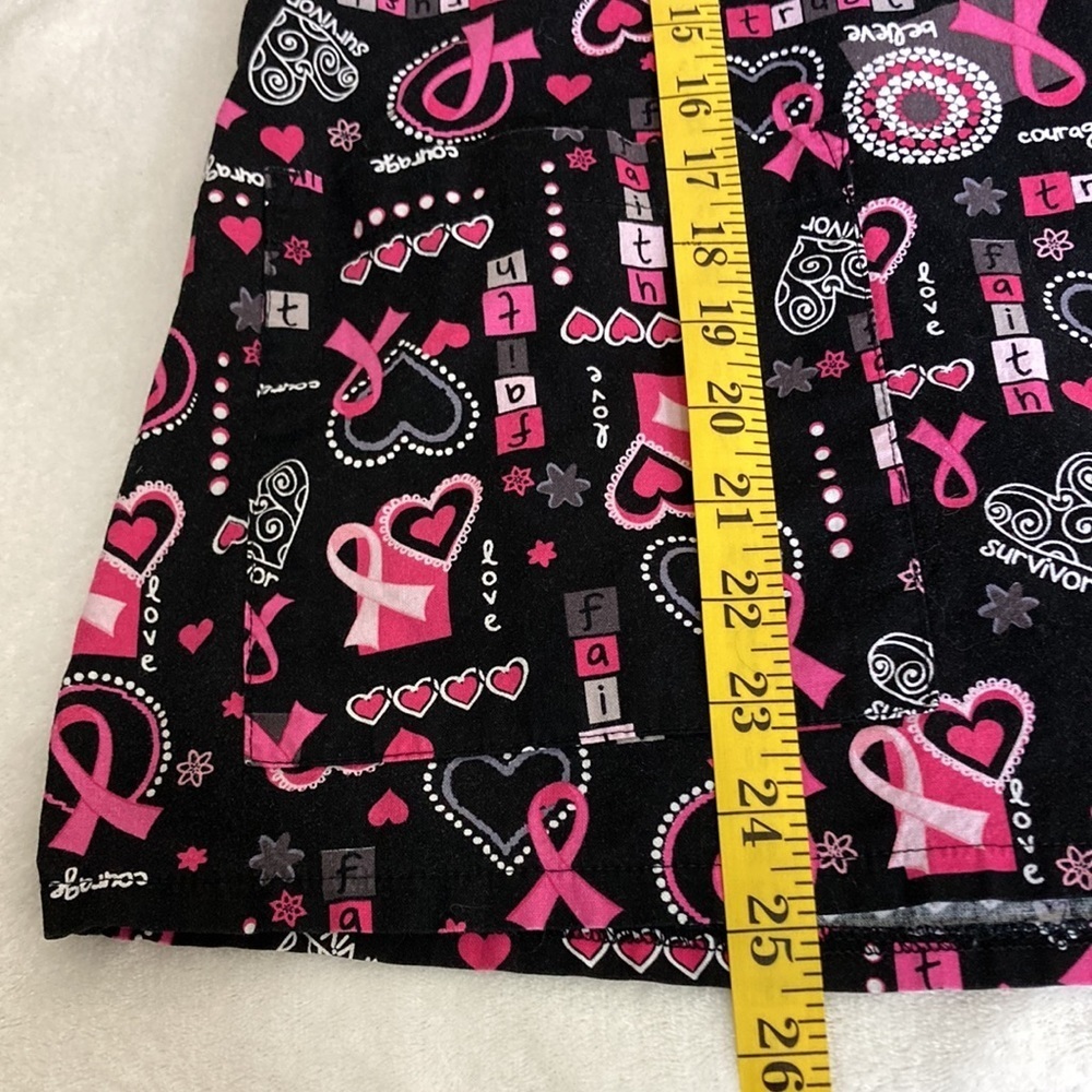 Peaches Uniforms Women’s Scrub Top Size Small - Picture 5 of 6